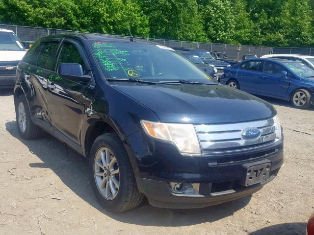 2FMDK3JC2ABA57852 - 2010 FORD EDGE SEL BLUE photo 1