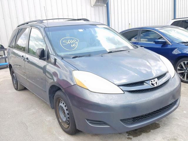 5TDZK23C27S014346 - 2007 TOYOTA SIENNA CE BLUE photo 1