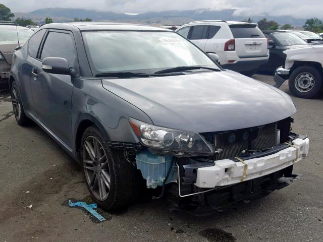 JTKJF5C78B3019141 - 2011 TOYOTA SCION TC GRAY photo 1