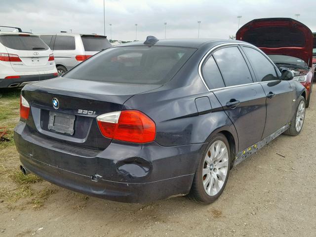 WBAVB33596KR74305 - 2006 BMW 330 I BLACK photo 4