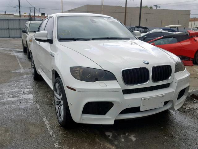 5YMGZ0C54CLK14964 - 2012 BMW X6 M WHITE photo 1