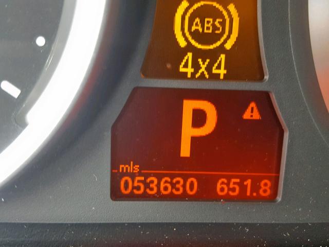 5YMGZ0C54CLK14964 - 2012 BMW X6 M WHITE photo 8