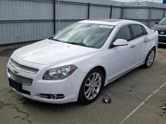 1G1ZG5E70CF263086 - 2012 CHEVROLET MALIBU LTZ 白色 照片 2