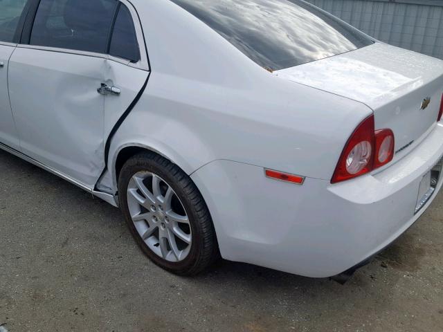 1G1ZG5E70CF263086 - 2012 CHEVROLET MALIBU LTZ 白色 照片 9