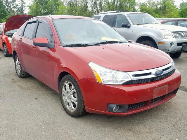 1FAHP36NX9W204680 - 2009 FORD FOCUS SES RED photo 1