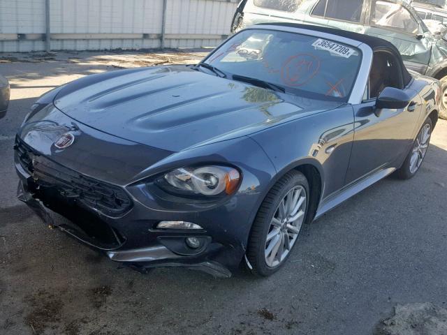 JC1NFAEK1H0104221 - 2017 FIAT 124 SPIDER GRAY photo 2