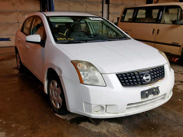 3N1AB61EX9L668399 - 2009 NISSAN SENTRA 2.0 WHITE photo 1