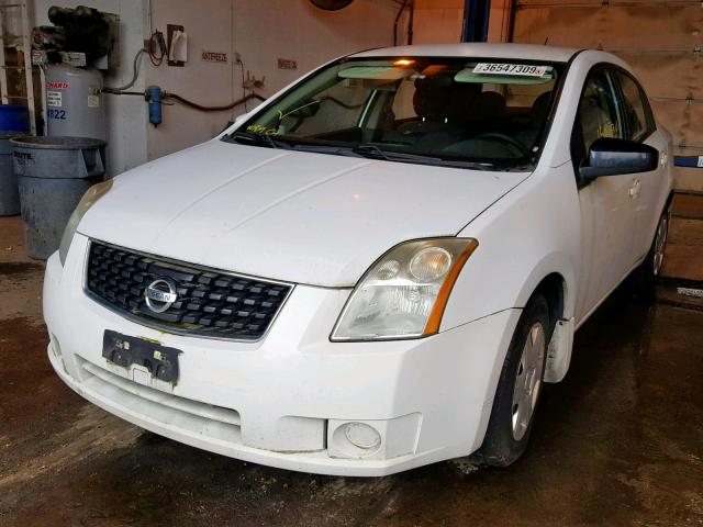 3N1AB61EX9L668399 - 2009 NISSAN SENTRA 2.0 WHITE photo 2