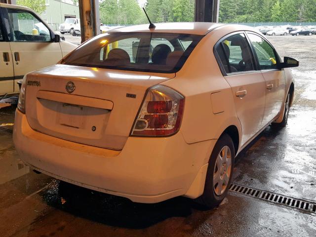 3N1AB61EX9L668399 - 2009 NISSAN SENTRA 2.0 WHITE photo 4