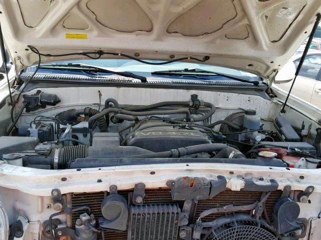 5TDBT48A91S036708 - 2001 TOYOTA SEQUOIA LI WHITE photo 7