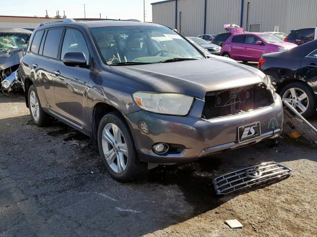 JTEDS42A792091399 - 2009 TOYOTA HIGHLANDER GRAY photo 1