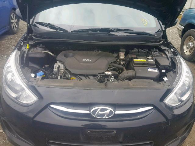 KMHCT4AE9HU171187 - 2017 HYUNDAI ACCENT SE BLACK photo 7