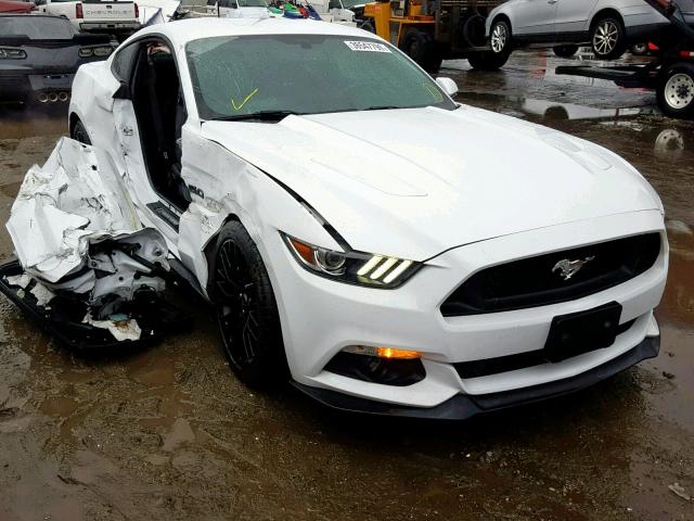 1FA6P8CF6F5431755 - 2015 FORD MUSTANG GT WHITE photo 1