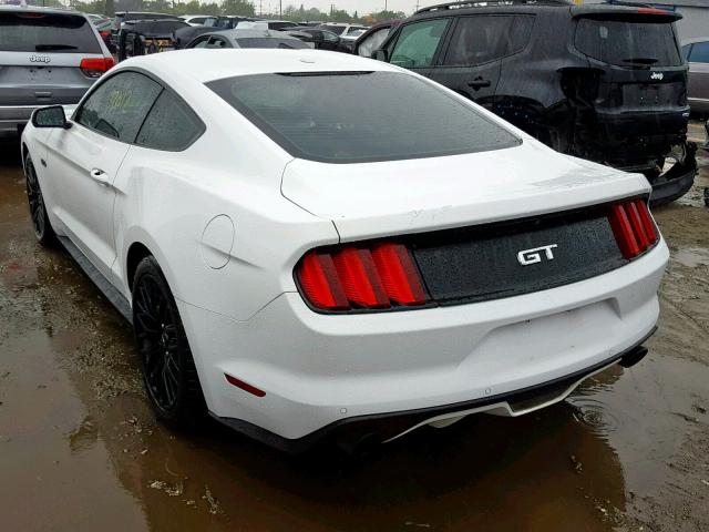 1FA6P8CF6F5431755 - 2015 FORD MUSTANG GT WHITE photo 3