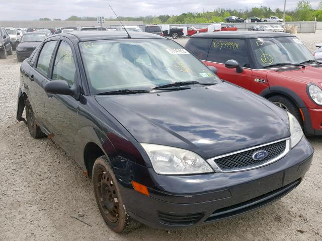 1FAFP34N85W203273 - 2005 FORD FOCUS ZX4 BLACK photo 1