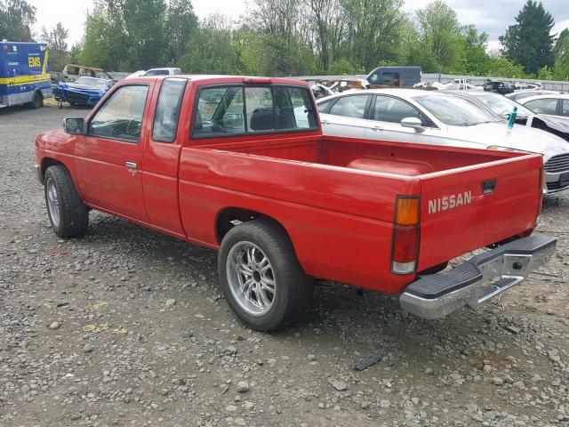 1N6SD16S1SC433286 - 1995 NISSAN TRUCK KING RED photo 3