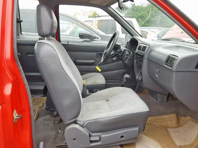 1N6SD16S1SC433286 - 1995 NISSAN TRUCK KING RED photo 5