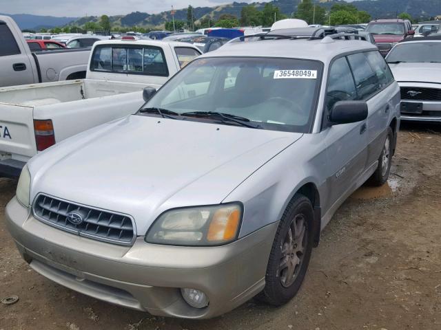 4S3BH675247610260 - 2004 SUBARU LEGACY OUT SILVER photo 2