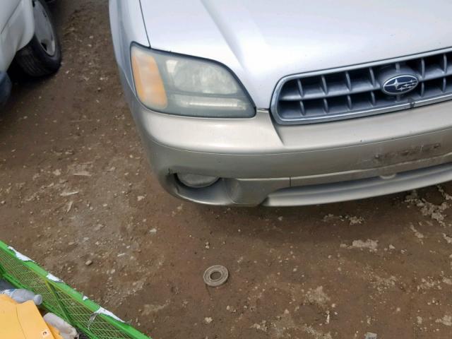 4S3BH675247610260 - 2004 SUBARU LEGACY OUT SILVER photo 9