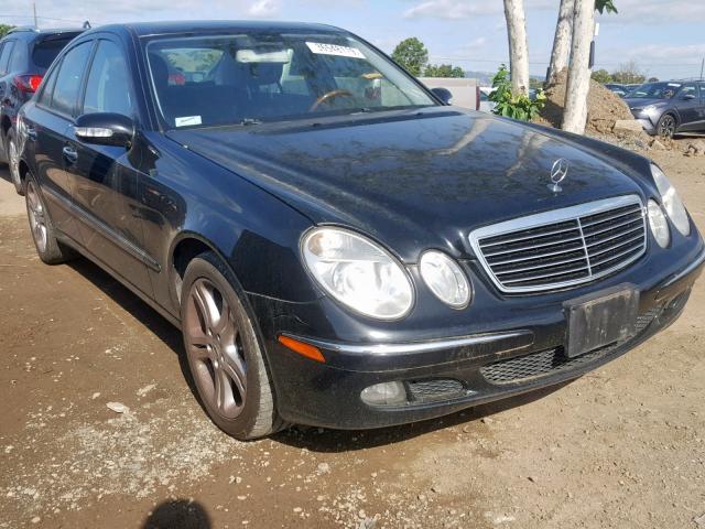 WDBUF56J56A864055 - 2006 MERCEDES-BENZ E 350 BLACK photo 1