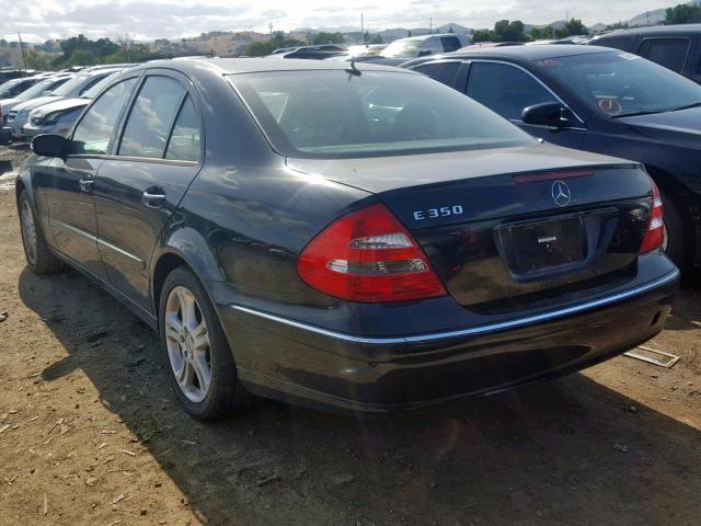 WDBUF56J56A864055 - 2006 MERCEDES-BENZ E 350 BLACK photo 3