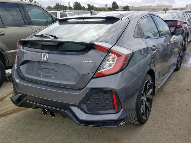 SHHFK7H45JU404532 - 2018 HONDA CIVIC SPOR CHARCOAL photo 4