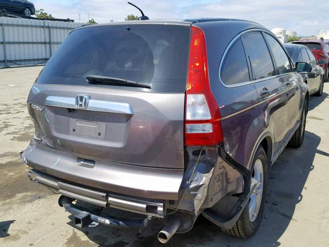 5J6RE3H78BL046764 - 2011 HONDA CR-V EXL BROWN photo 4