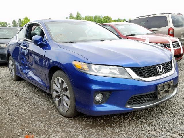 1HGCT1B82DA012407 - 2013 HONDA ACCORD EXL BLUE photo 1