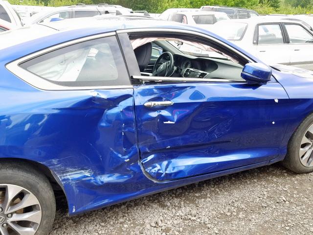 1HGCT1B82DA012407 - 2013 HONDA ACCORD EXL BLUE photo 9