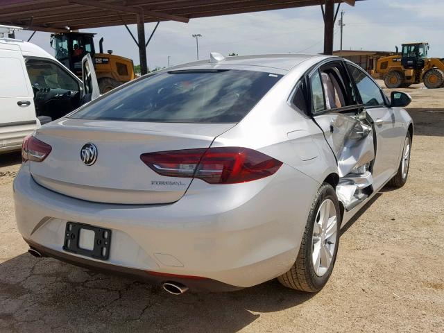 W04GL6SX2K1007560 - 2019 BUICK REGAL PREF SILVER photo 4