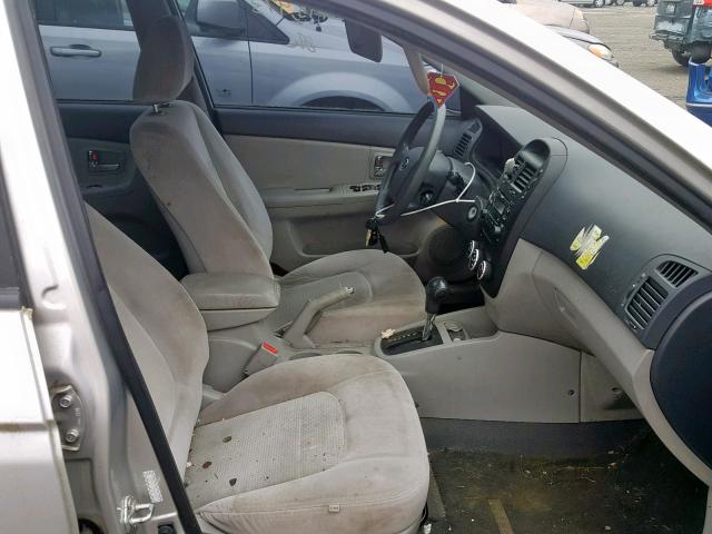 KNAFE121885522491 - 2008 KIA SPECTRA EX SILVER photo 5