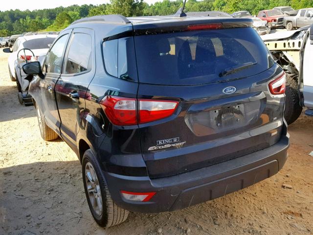 MAJ3P1TE0JC235607 - 2018 FORD ECOSPORT S BLACK photo 3