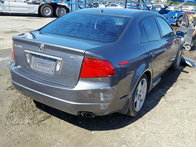 19UUA66206A027083 - 2006 ACURA 3.2TL GRAY photo 4