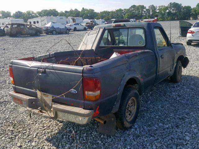 1FTCR10A9PUA08151 - 1993 FORD RANGER GRAY photo 4