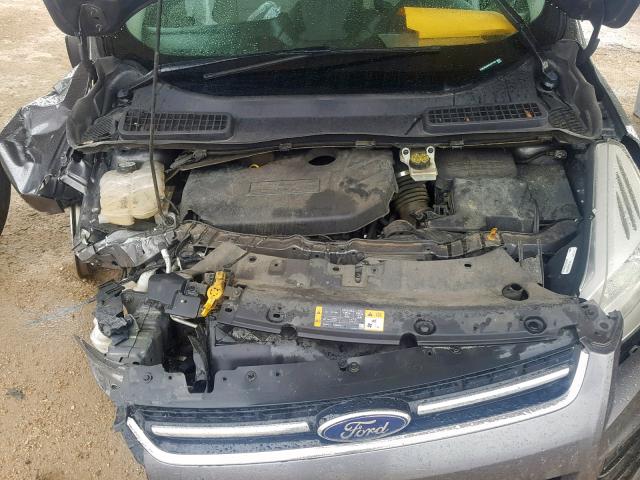 1FMCU0J94EUA47445 - 2014 FORD ESCAPE TIT GRAY photo 7