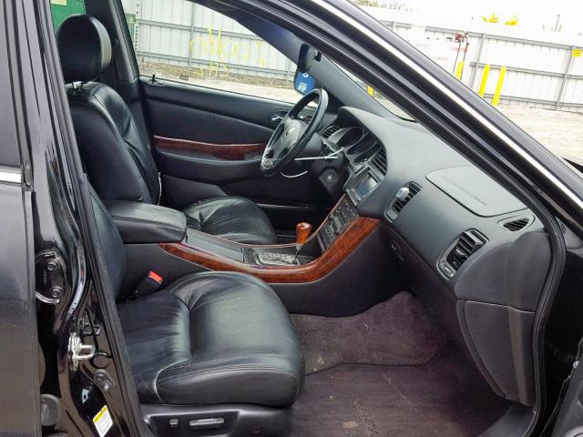 19UUA56772A006909 - 2002 ACURA 3.2TL BLACK photo 5