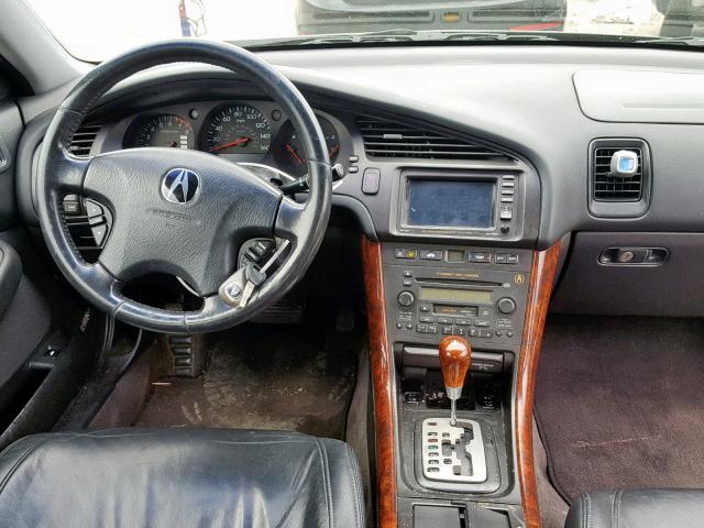 19UUA56772A006909 - 2002 ACURA 3.2TL BLACK photo 9