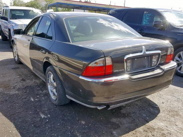 1LNHM86S15Y650524 - 2005 LINCOLN LS BROWN photo 3