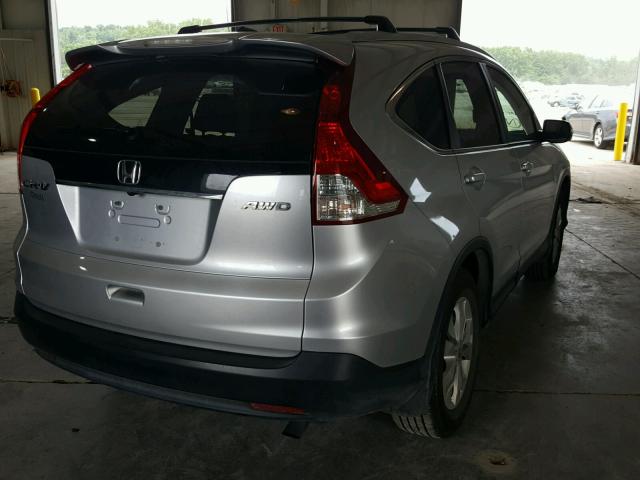 2HKRM4H76CH612246 - 2012 HONDA CR-V EXL SILVER photo 4