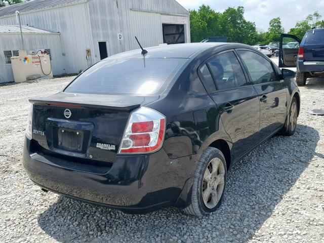 3N1AB61E38L692025 - 2008 NISSAN SENTRA 2.0 BLACK photo 4