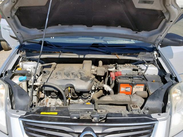 3N1AB6AP5BL710890 - 2011 NISSAN SENTRA 2.0 SILVER photo 7