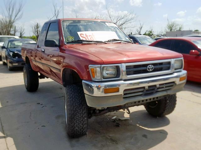 JT4RN13P4R6066861 - 1994 TOYOTA PICKUP 1/2 BURGUNDY photo 1