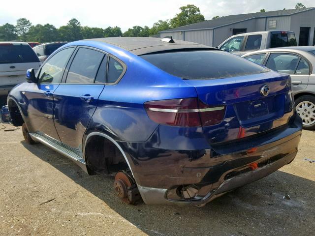 5UXFG43539L221896 - 2009 BMW X6 XDRIVE3 Blau Foto 3