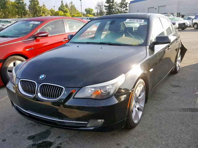 WBANW13598CZ79140 - 2008 BMW 535 I BLACK photo 2