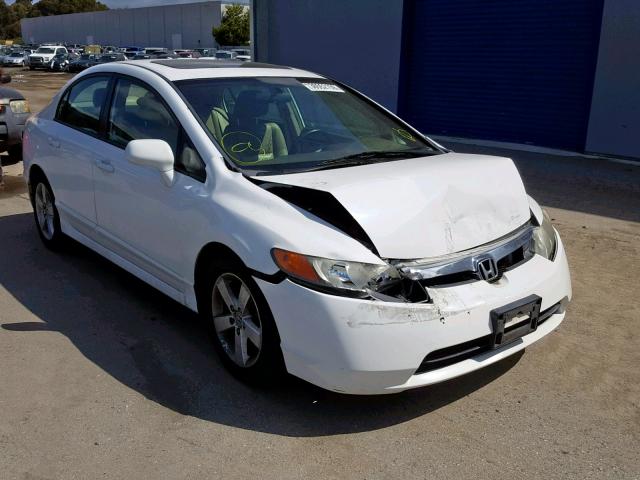 2HGFA16958H349716 - 2008 HONDA CIVIC EXL WHITE photo 1