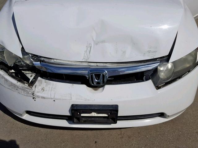 2HGFA16958H349716 - 2008 HONDA CIVIC EXL WHITE photo 7