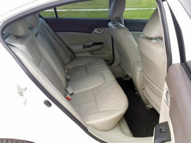 2HGFB2F94CH525635 - 2012 HONDA CIVIC EXL თეთრი ფოტო 6