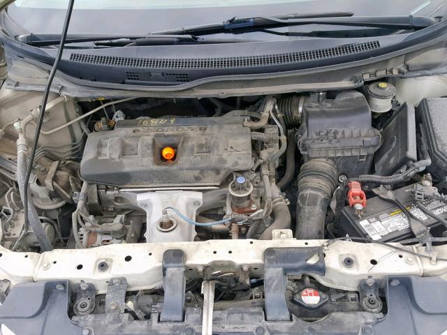 2HGFB2F94CH525635 - 2012 HONDA CIVIC EXL თეთრი ფოტო 7