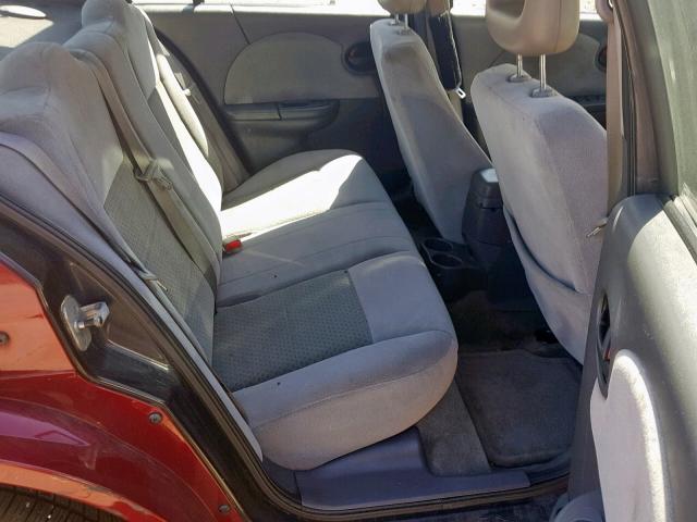 1G8AL52F05Z120985 - 2005 SATURN ION LEVEL RED photo 6