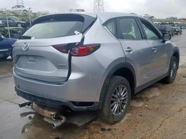 JM3KFBBL5H0208307 - 2017 MAZDA CX-5 SPORT SILVER photo 4